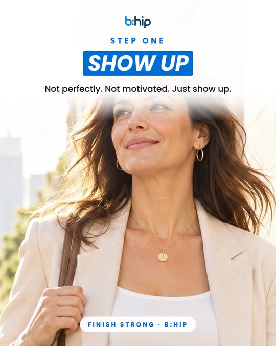 Step one: Show up — feed post