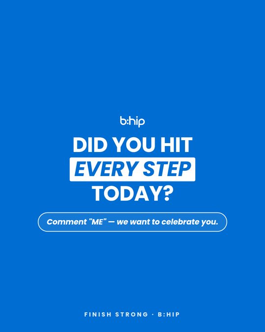 Every step today? — feed post
