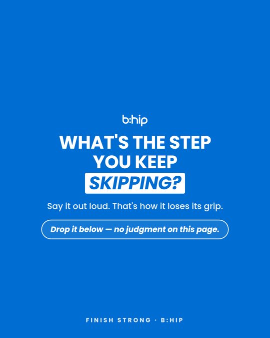 The step you skip — feed post