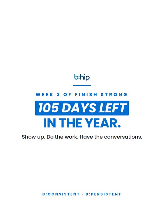 Weekly countdown — feed post